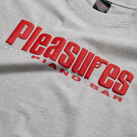 Pleasures Piano Bar Tee - Heather