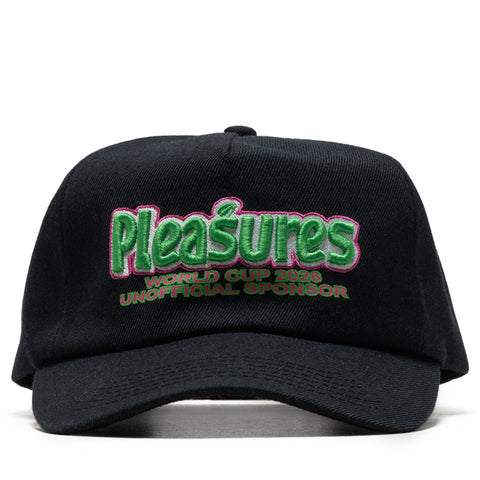 Pleasures Sponsor 5 Panel Snapback - Black