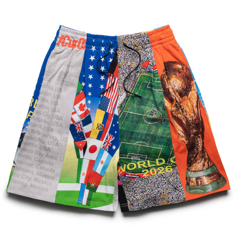 Pleasures World Cup Wide Shorts - Multi