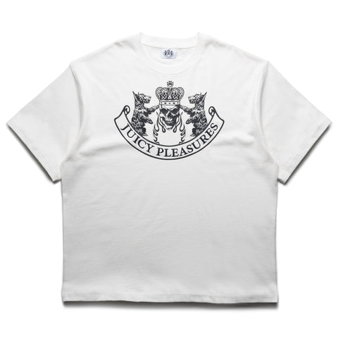 Pleasures Skull Crest Heavyweight Tee - White