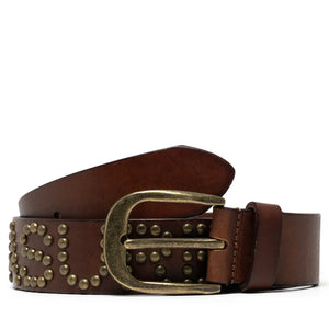 Pleasures Studded Belt - Brown