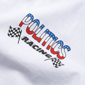 Politics Racing Tee - White