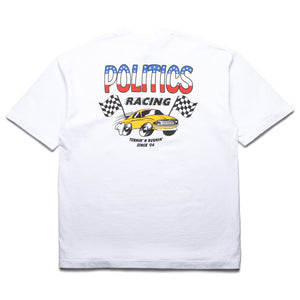 Politics Racing Tee - White