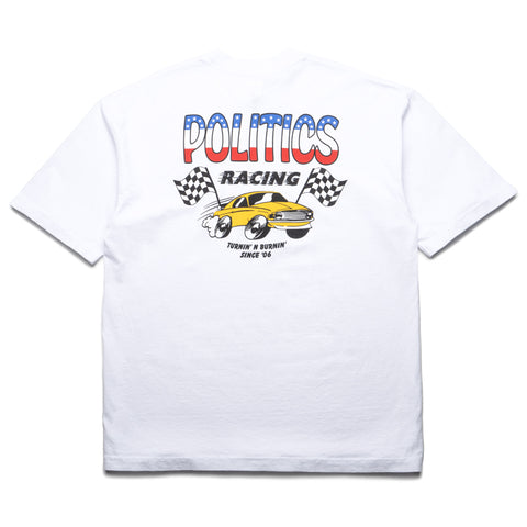 Politics Racing Tee - White