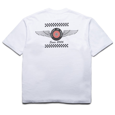 Politics Tire Shop Tee - White