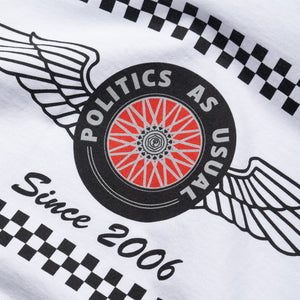 Politics Tire Shop Tee - White