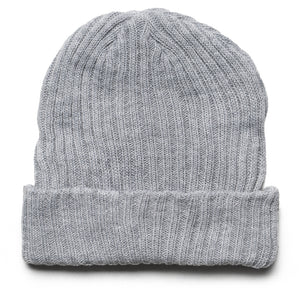 Politics Cuff Knit Beanie - Heather Grey