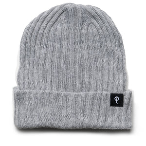 Politics Cuff Knit Beanie - Heather Grey