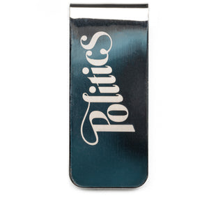 Politics Money Clip - Chrome