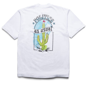 Politics Cactus Tee - White