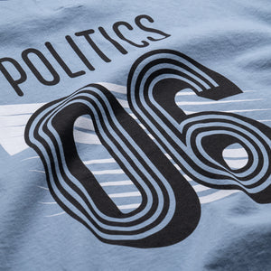 Politics Viva Tee - Clear Blue