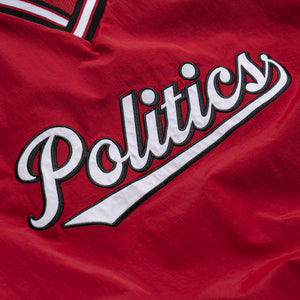 Politics Windbreaker Pullover - Red
