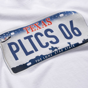 Politics TX Plate Tee - White