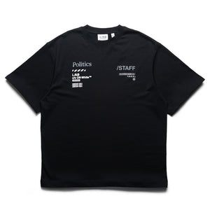 Politics x L/AB c/o Off-White Staff Tee - Black