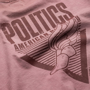 Politics Flight Tee - Blush