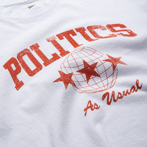 Politics Superstar Tee - White