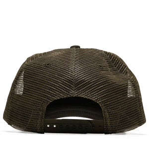Politics Oval Trucker Hat - Olive