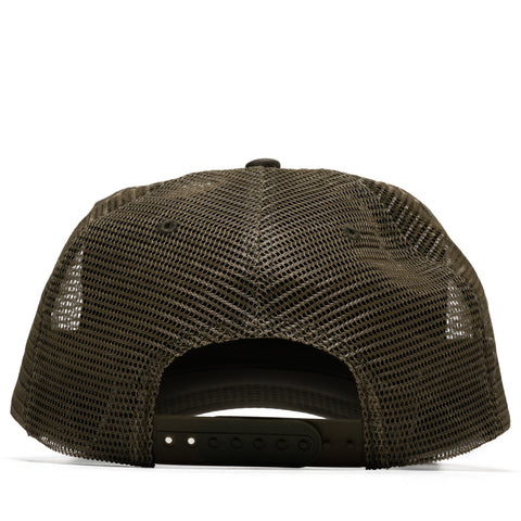 Politics Oval Trucker Hat - Olive