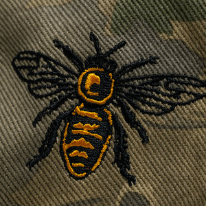 Politics Busy Being Nice Script Strapback - Camo/White