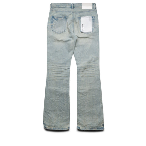 Purple Brand Low Rise Flared Leg Blowout Jean - Light Indigo