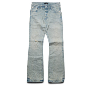 Purple Brand Low Rise Flared Leg Blowout Jean - Light Indigo