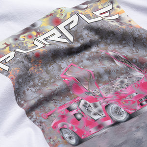 Purple Brand Ditched Tee - White