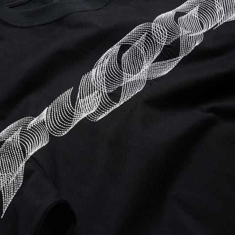 Purple Brand Ribbon Tee - Black