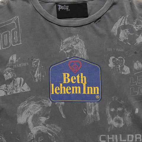 Paly Hollywood Bethlehem L/S Tee - Vintage Black
