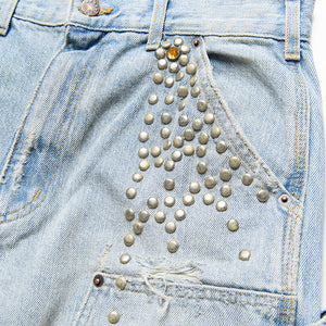 Paly Hollywood Busted Double Knee Jean - Indigo