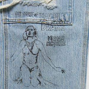 Paly Hollywood Busted Double Knee Jean - Indigo