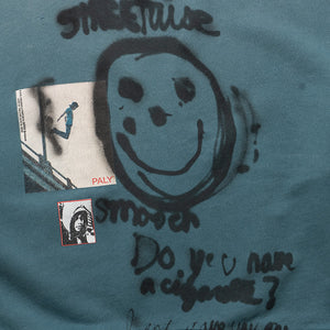 Paly Hollywood Streetwise Airbrush Crewneck - Teal