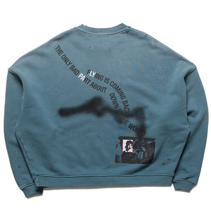 Paly Hollywood Streetwise Airbrush Crewneck - Teal