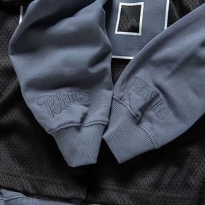 Politics x Pleasures Crewneck - Slate/Black