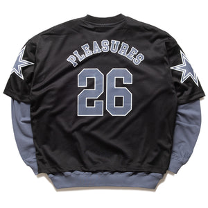 Politics x Pleasures Crewneck - Slate/Black