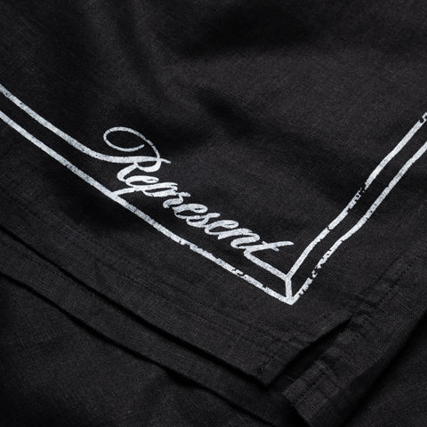 Represent Border Short - Jet Black