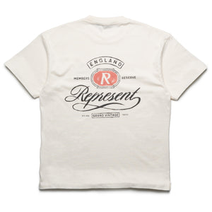 Represent Grand Vintage Hand Drawn Tee - Aged White