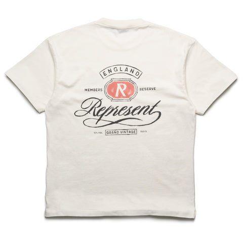 Represent Grand Vintage Hand Drawn Tee - Aged White