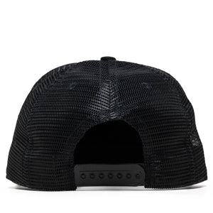 Rhude Racing Panel Trucker Hat - Black/Yellow