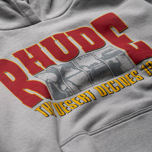 Rhude The Desert Decides Hoodie - Heather Grey/Red
