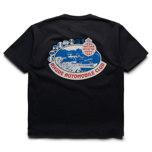 Rhude Automobile Club Tee - Vintage Black/Red