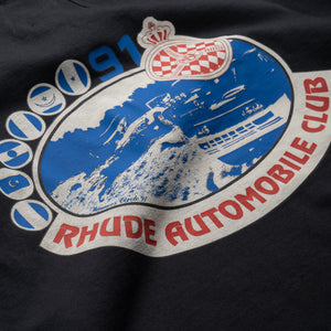 Rhude Automobile Club Tee - Vintage Black/Red