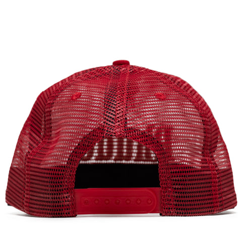 Rhude Logo Mesh Hat - Red/White