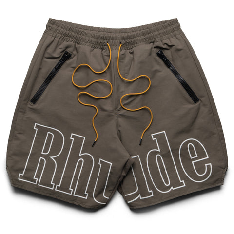 Rhude RH Logo Shorts - Taupe