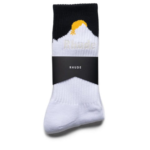 Rhude Moonlight Pista Sock - White/Black