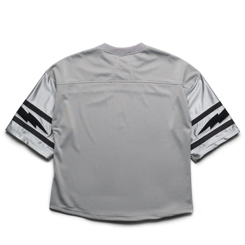 Rhude Lightning Football Jersey - Grey/White