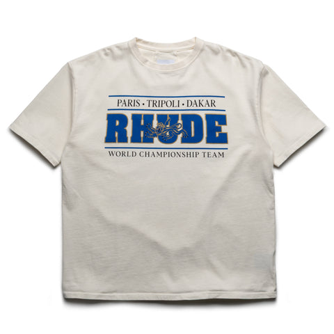 Rhude Chrono Tee - Vintage White/Blue