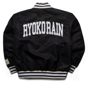 Ryoko Rain Reversible Bomber Jacket - Black/Green