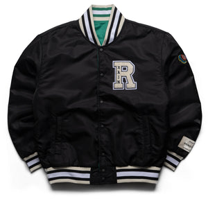 Ryoko Rain Reversible Bomber Jacket - Black/Green