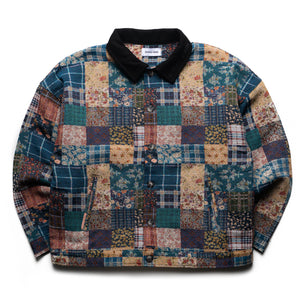 Ryoko Rain Quilted Tapestry Work Jacket - Multi