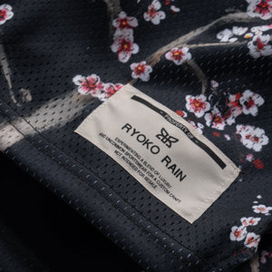 Ryoko Rain Cherry Blossom Shorts - Black